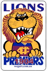 Lions 1904 WEG Fridge Magnet FREE POST WITHIN AUSTRALIA